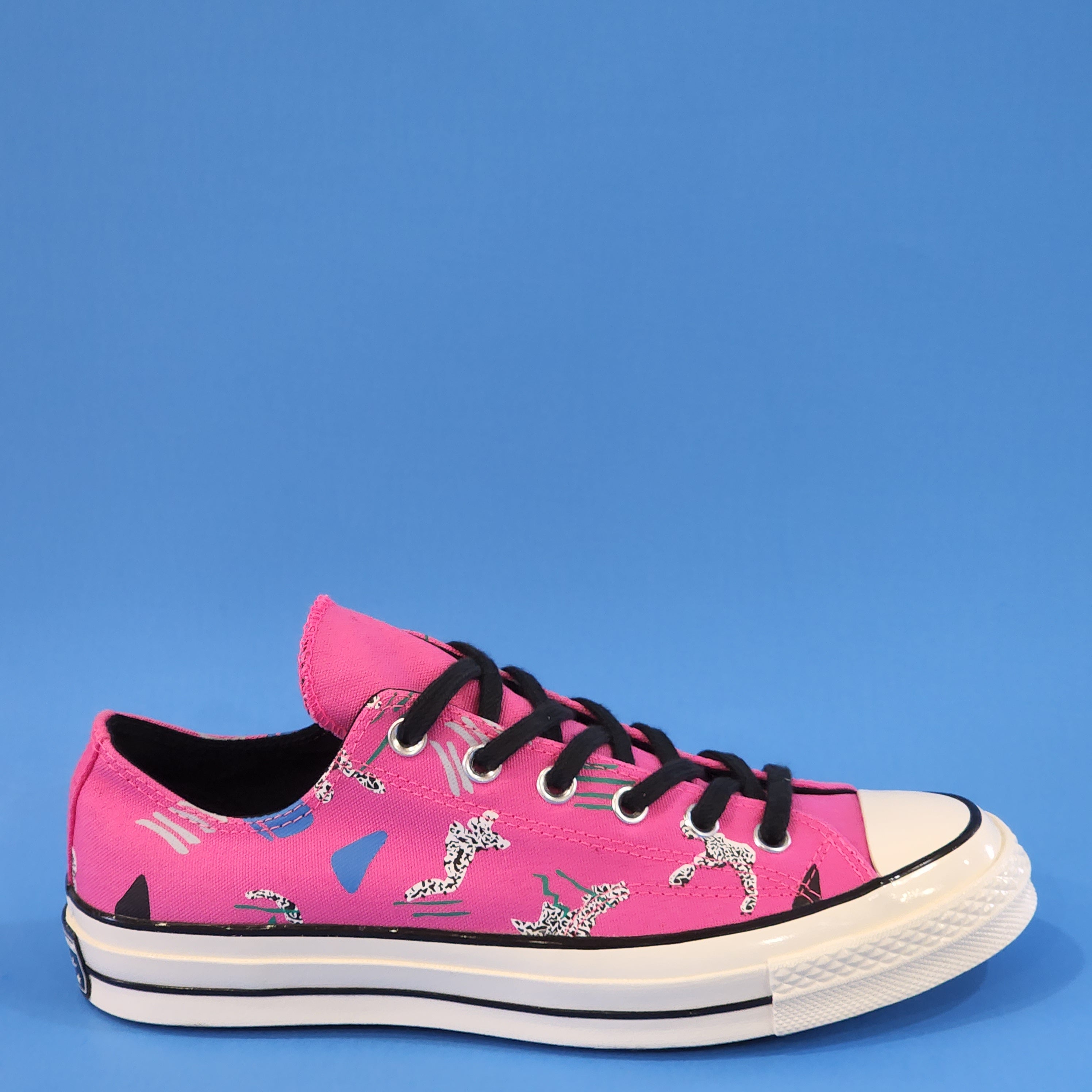 Converse Chuck 70 Low Archive Skate Print Hyper Pink Unisex Sneakers 170925C NWT