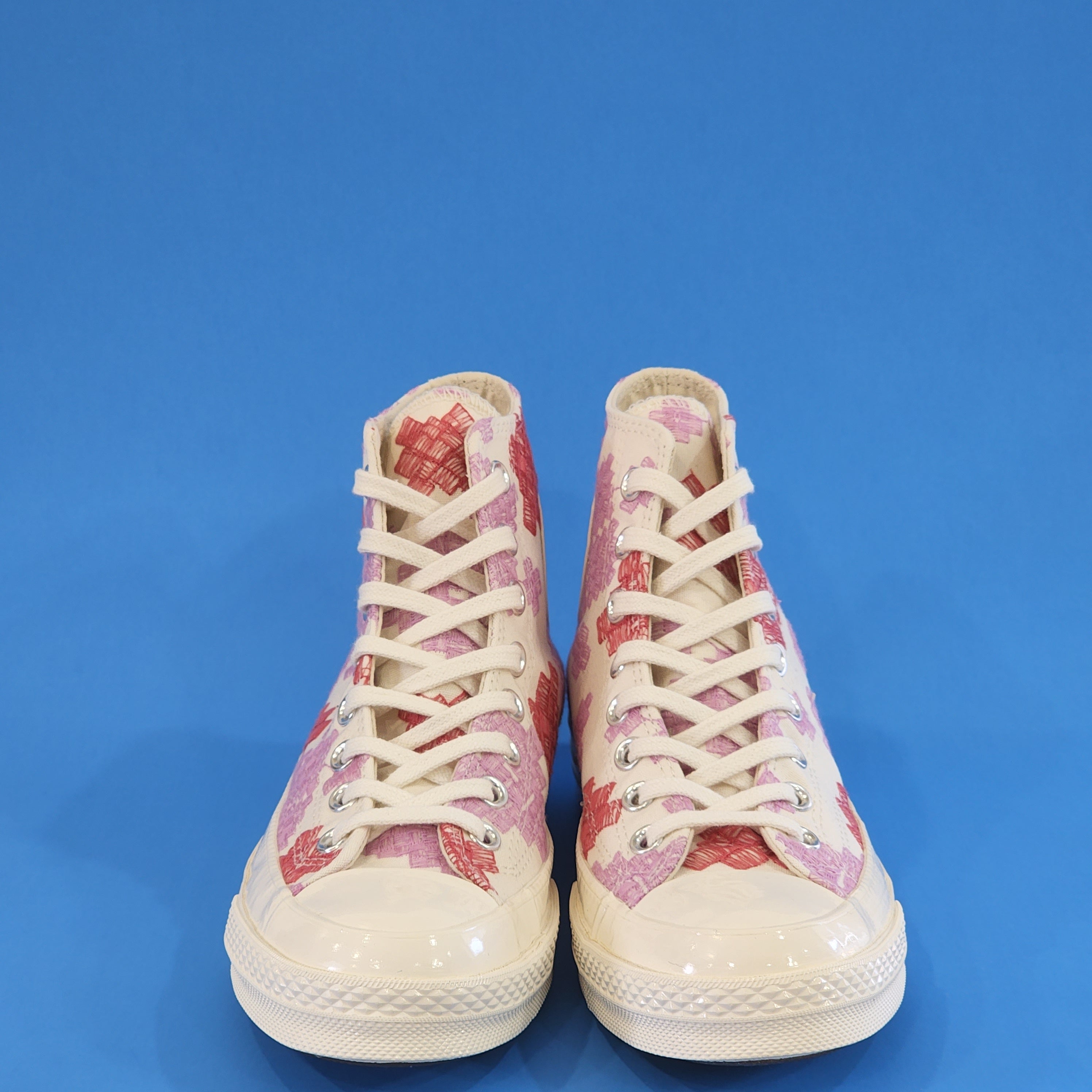 Converse Chuck 70 Hi Bright Embroidery Canvas Women's Sneakers A02183C NWT