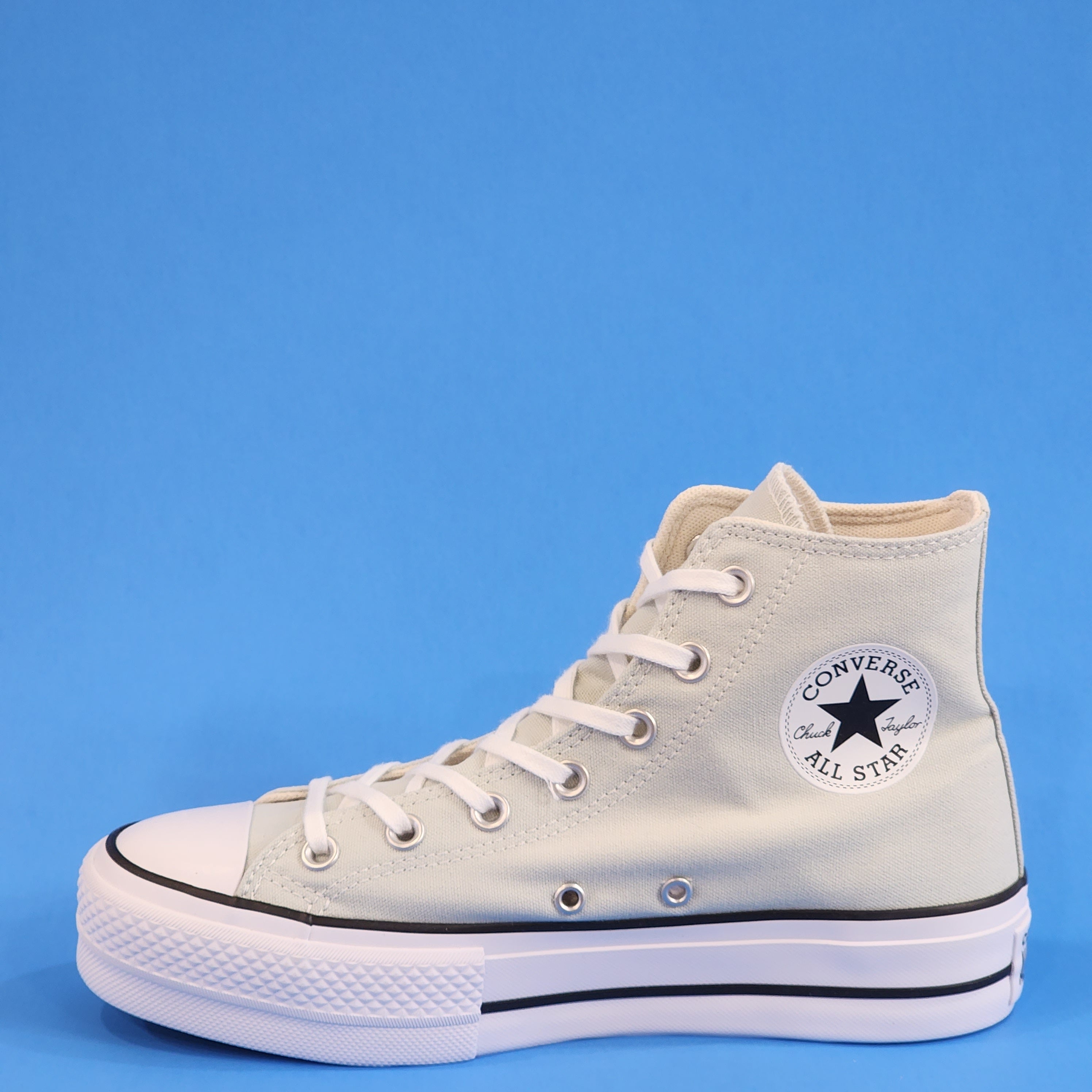 Converse CTAS Platform Lift 'Light Silver' Women's Platform Sneakers 572720C NWT