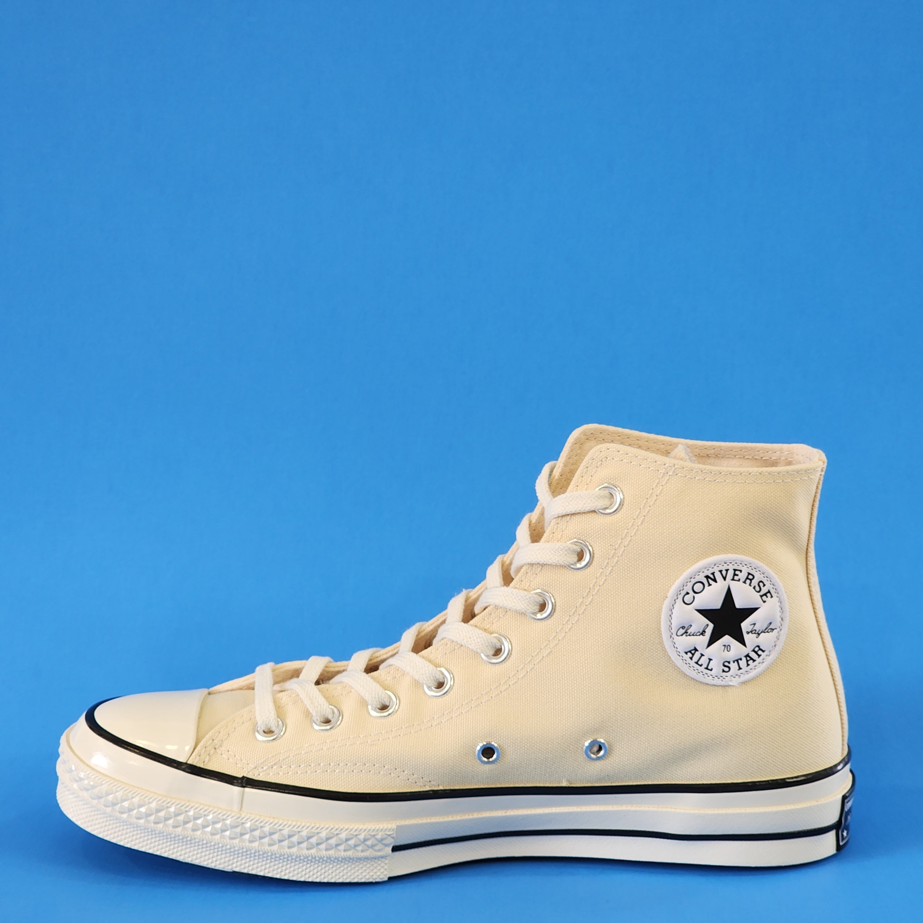 Converse Chuck 70 Hi Recycled Canvas Lemon Drop Unisex Sneakers A00458C NWT