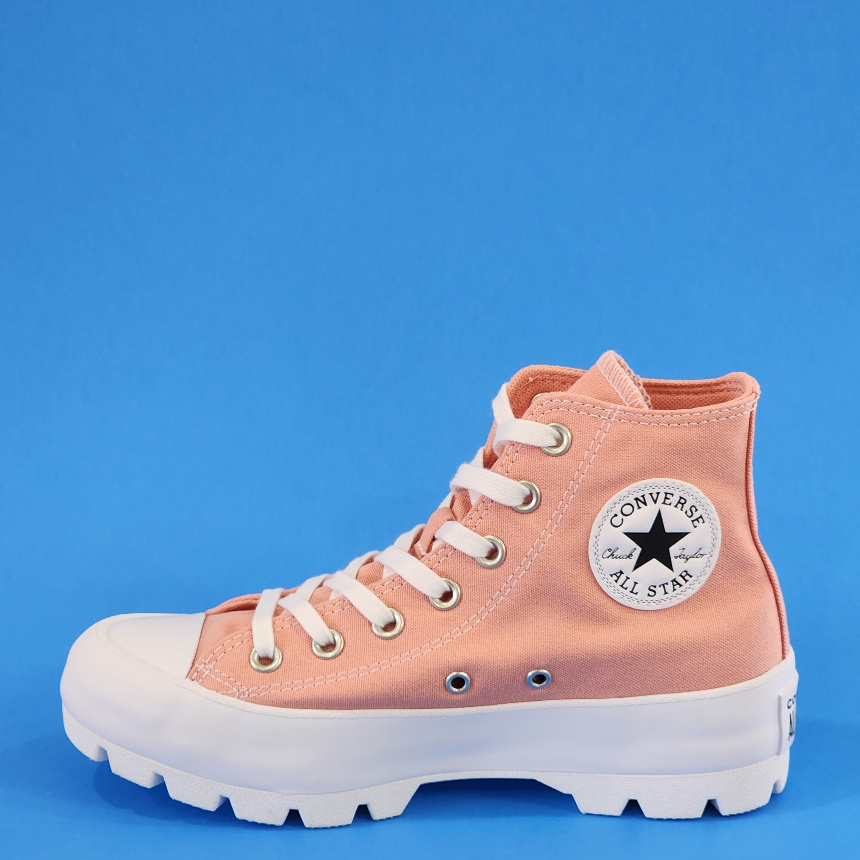 Converse CTAS Hi Quartz Pink Canvas Women's Platform Sneakers 571726C NWT