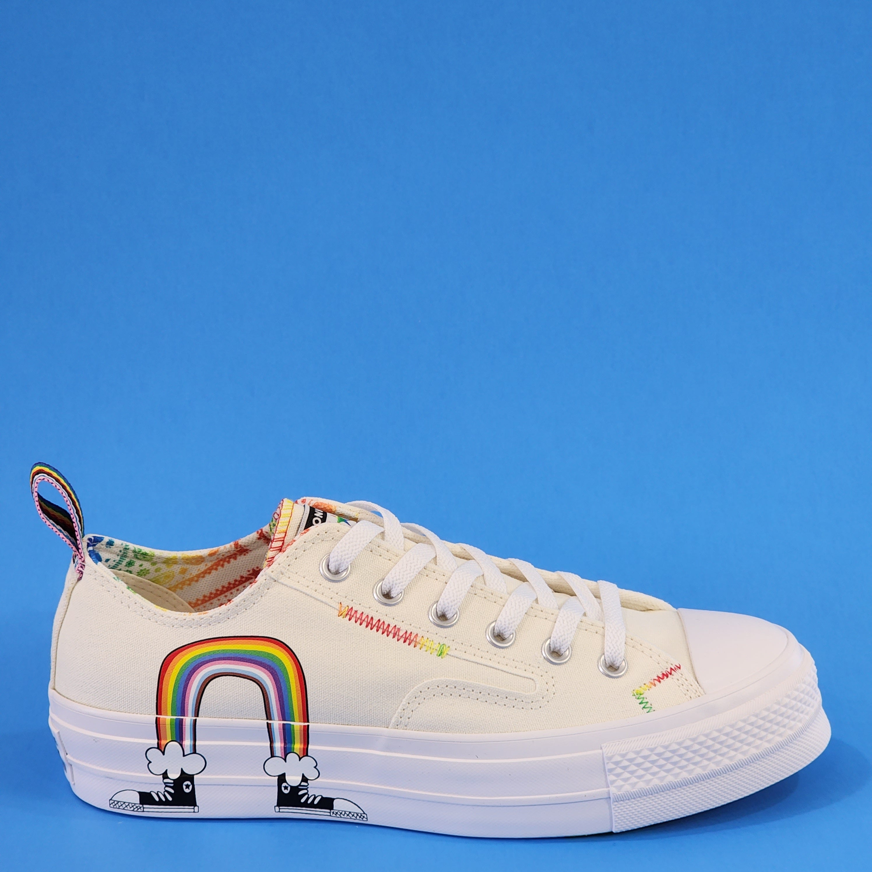 Converse CTAS Low Ox Pride Unisex Platform Sneakers A02264C NWT