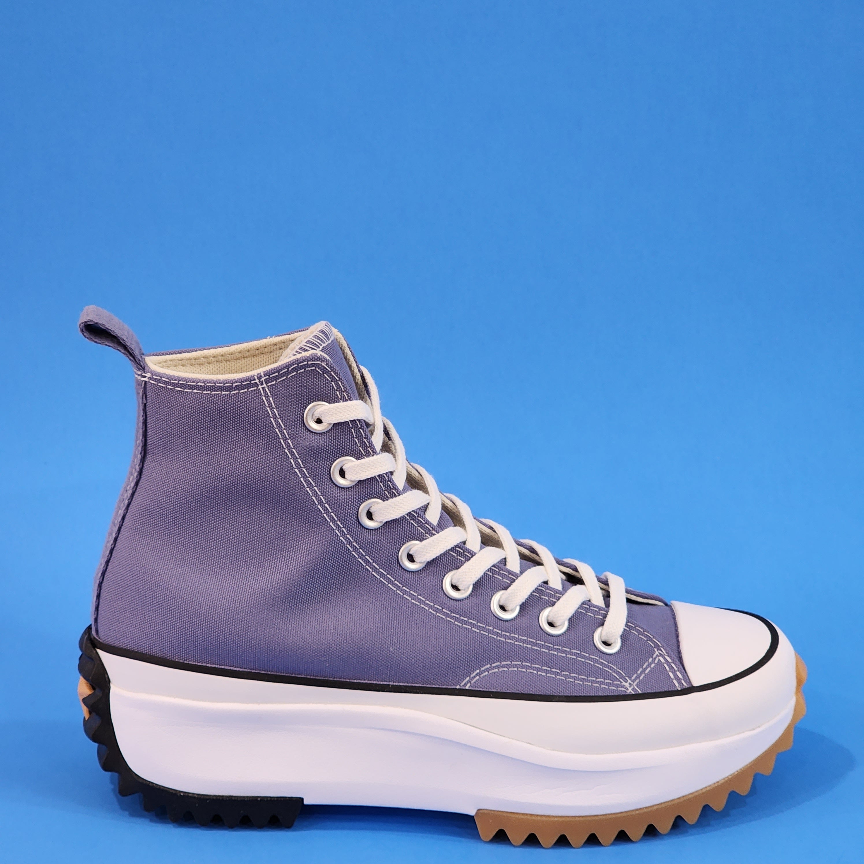 Converse Run Star Hike Seasonal Color Slate Lilac Platform Sneakers A03702C NWT