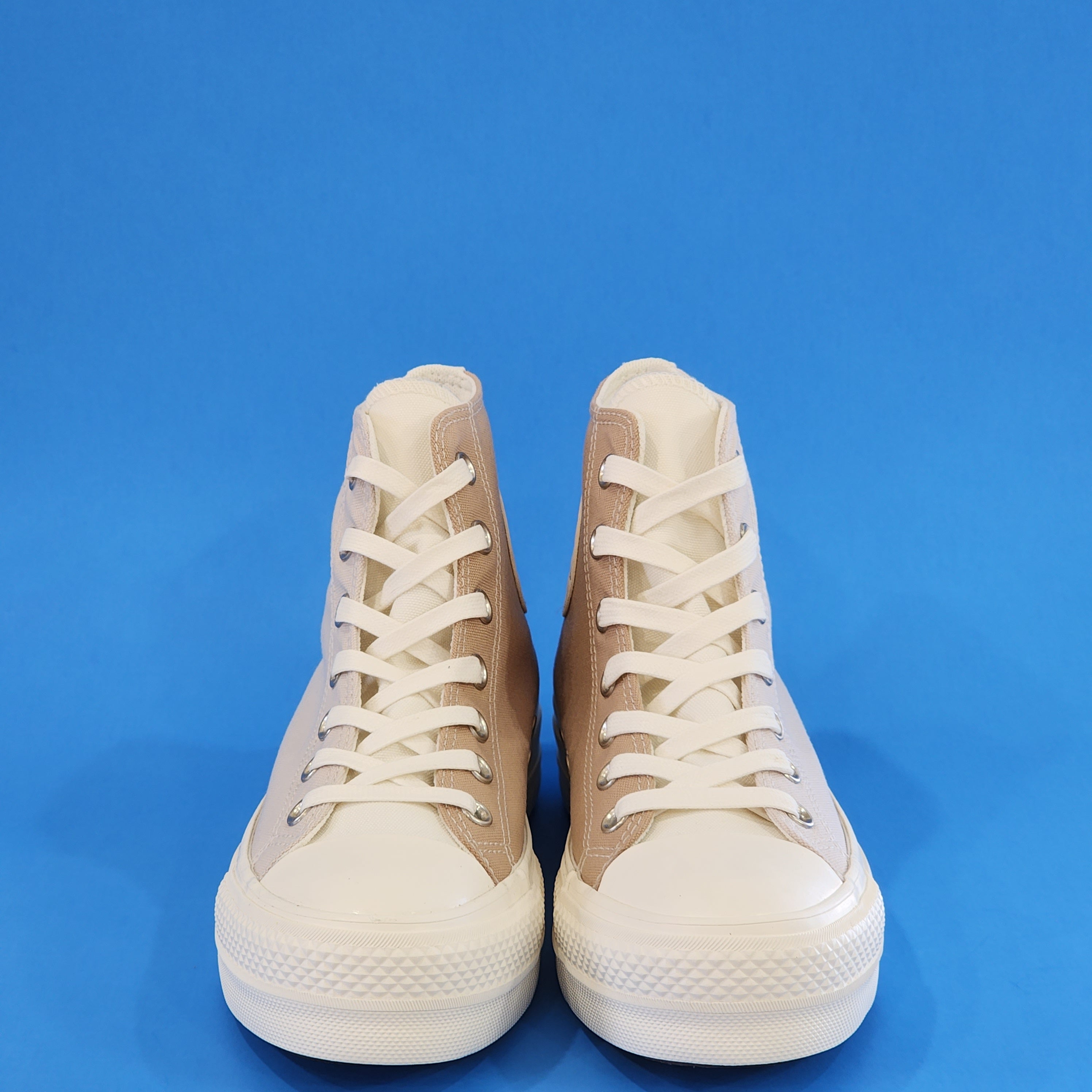 Converse CTAS Hi Lift Tri-Panel Hemp & Desert Sand Platform Sneakers A01581C NWT