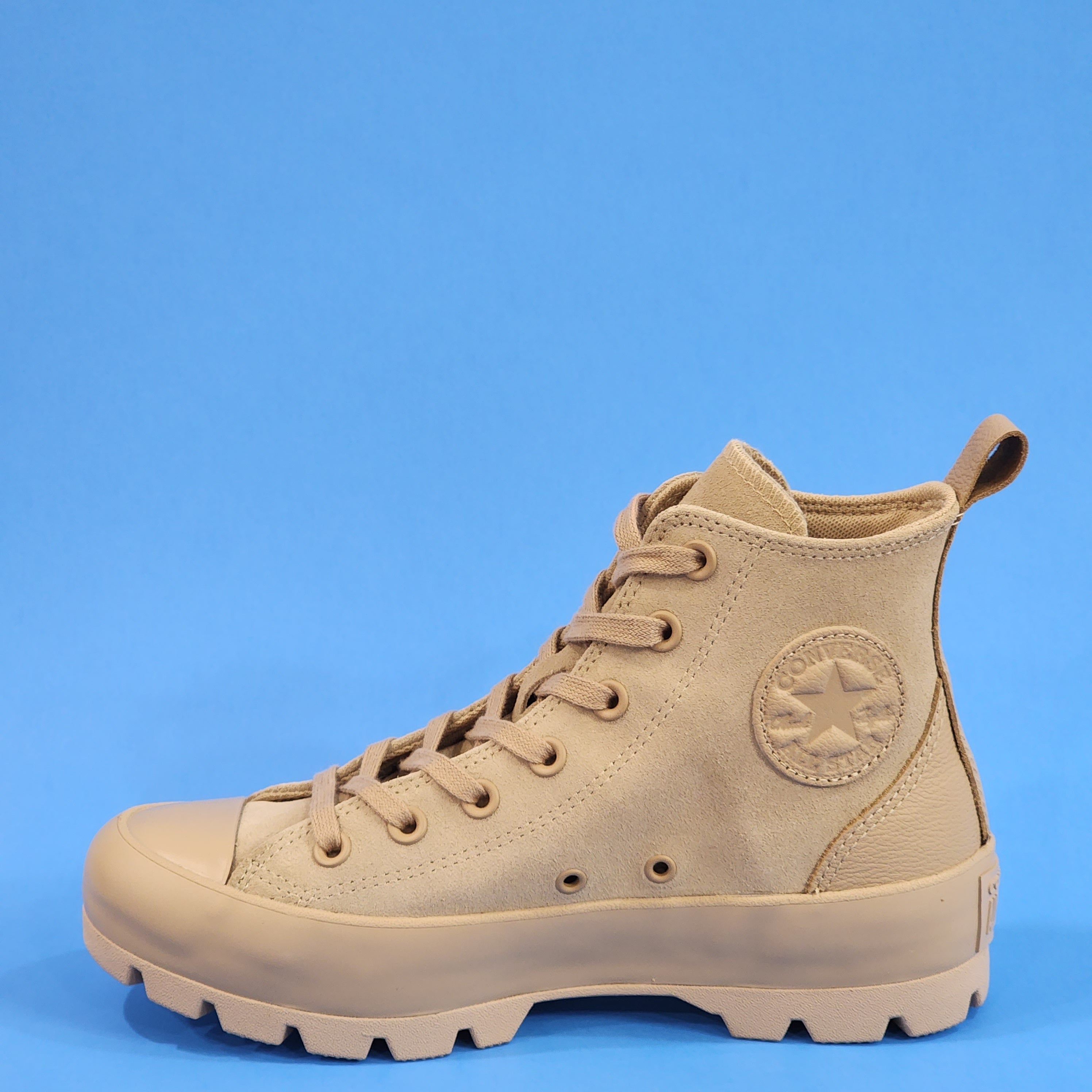 Converse CTAS Hi Winter Lugged Nomad Khaki Women's Platform Sneakers 573206C NWT