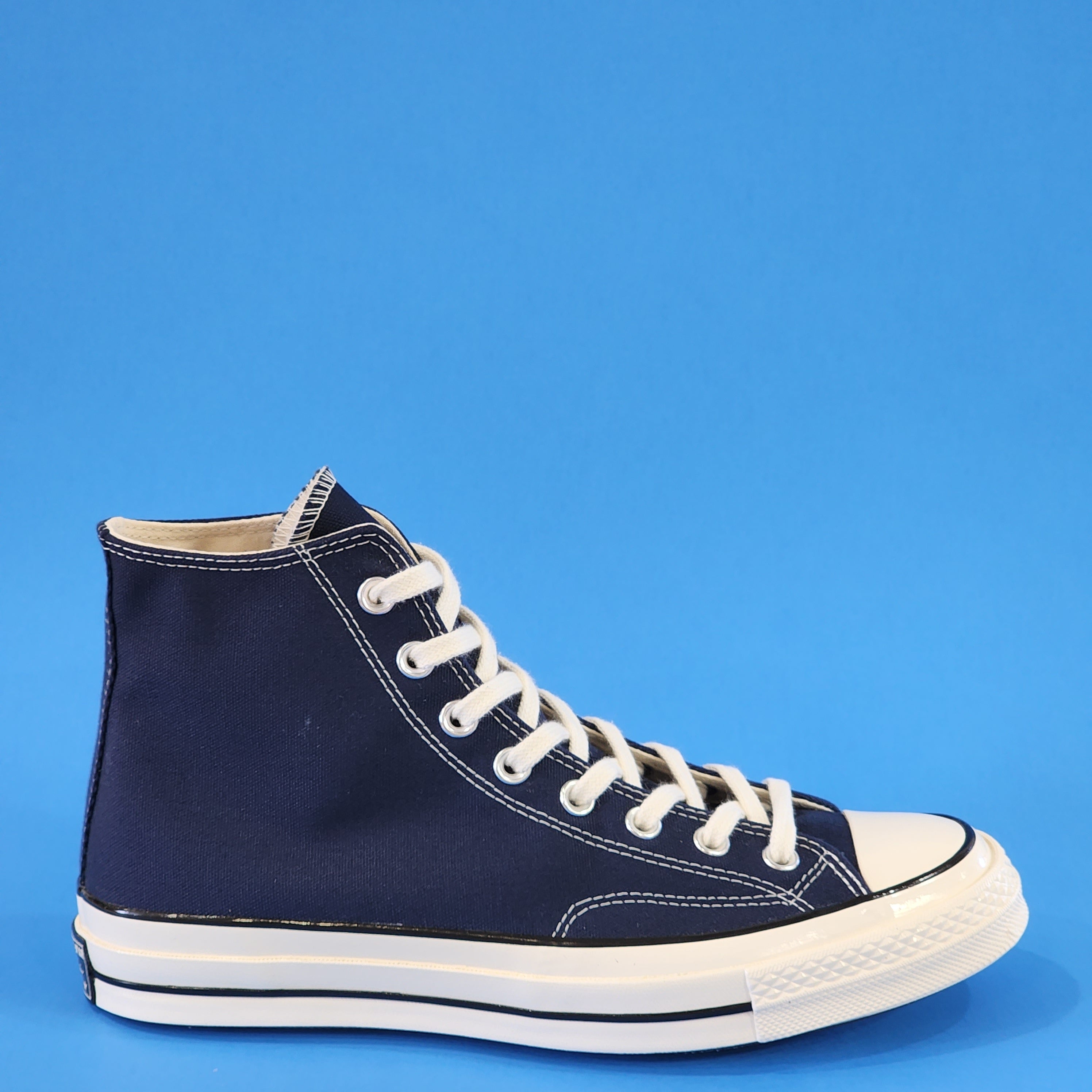 Converse Chuck 70 Hi Vintage Canvas Obsidian Blue Sneakers 164945C NWT