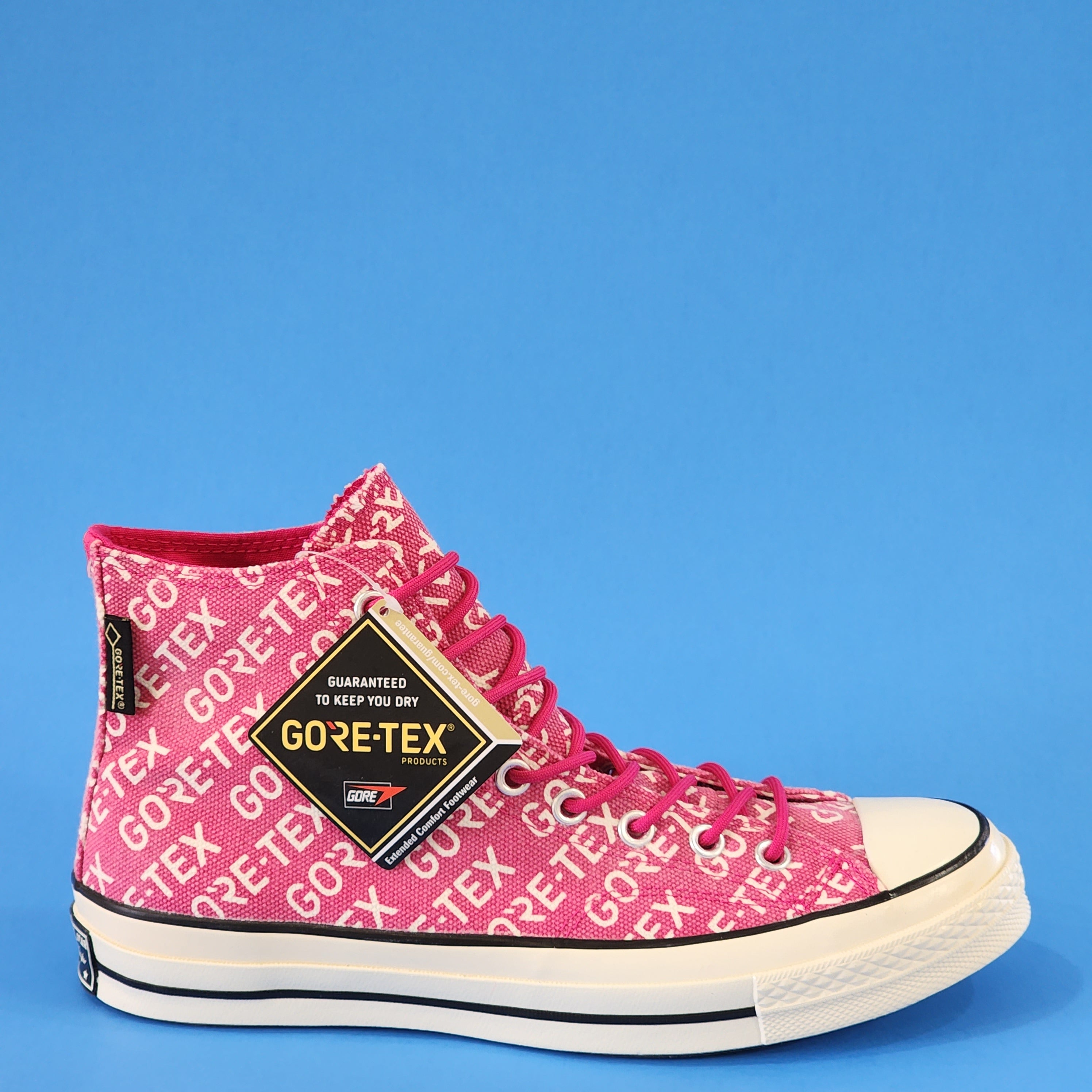 Converse Chuck 70 Hi Gore-Tex Print Pink Unisex Sneakers 162352C NWT