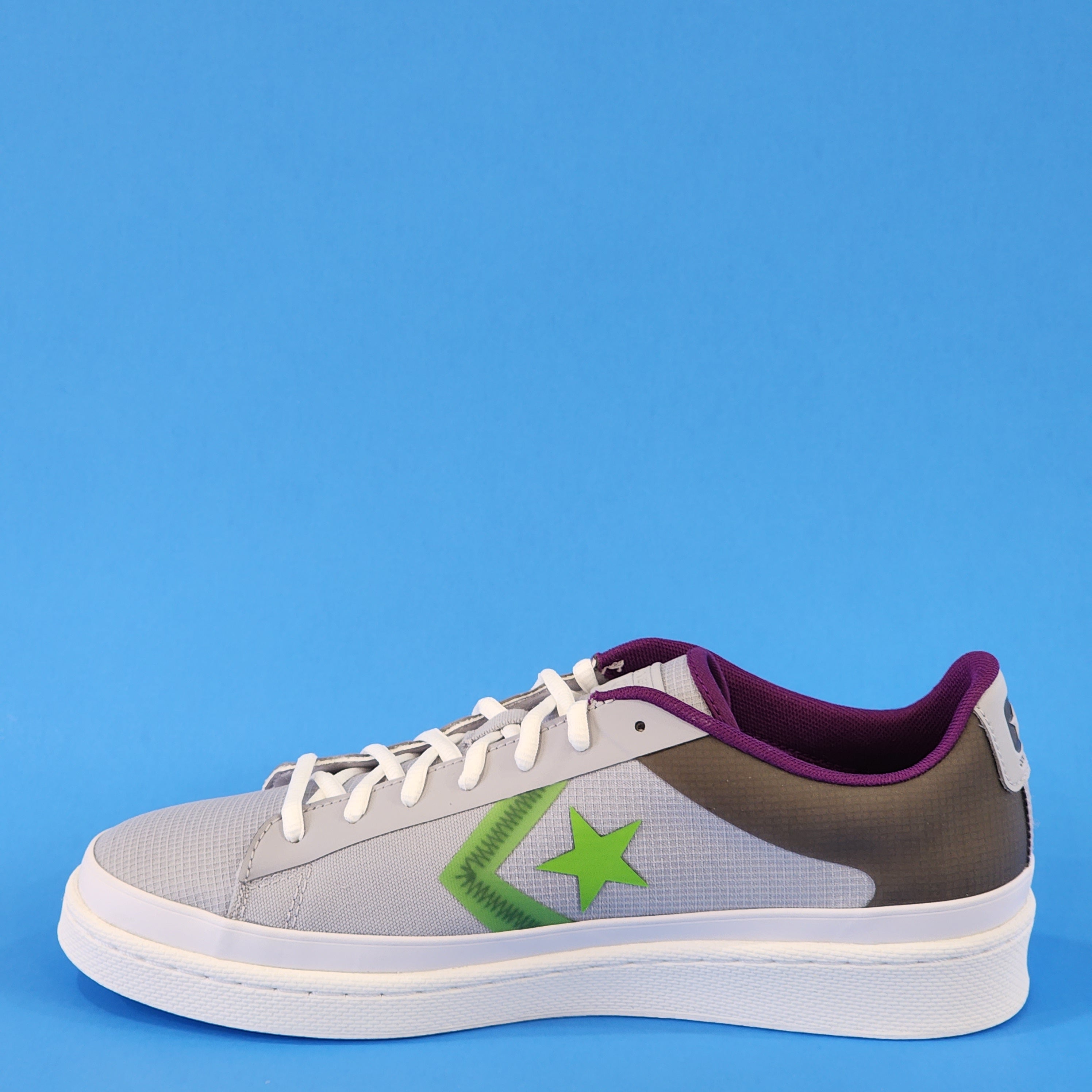 Converse Pro Leather Miami Vivez Gravel Bold Wasabi Unisex Sneakers 170758C NWT