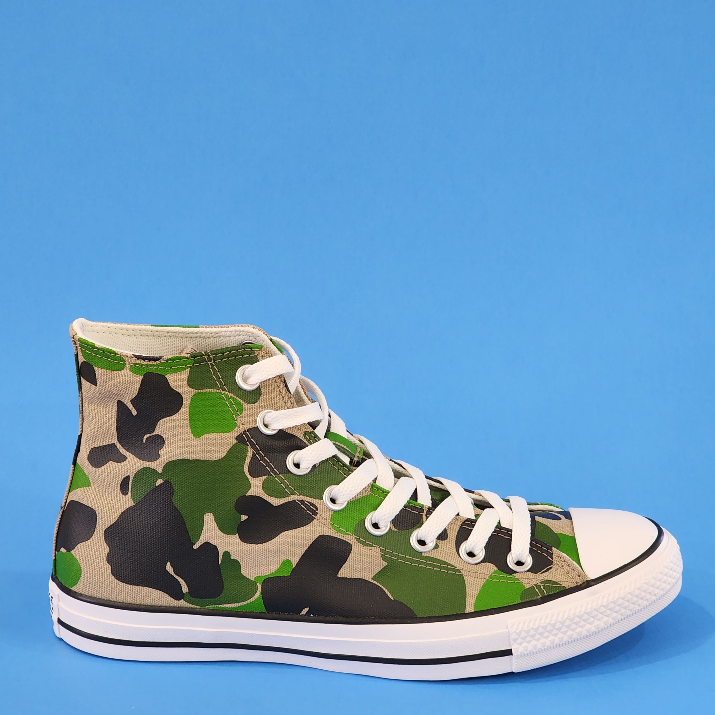 Converse CTAS High Top Archival Camo Print Canvas Unisex Sneakers 166714F NWT