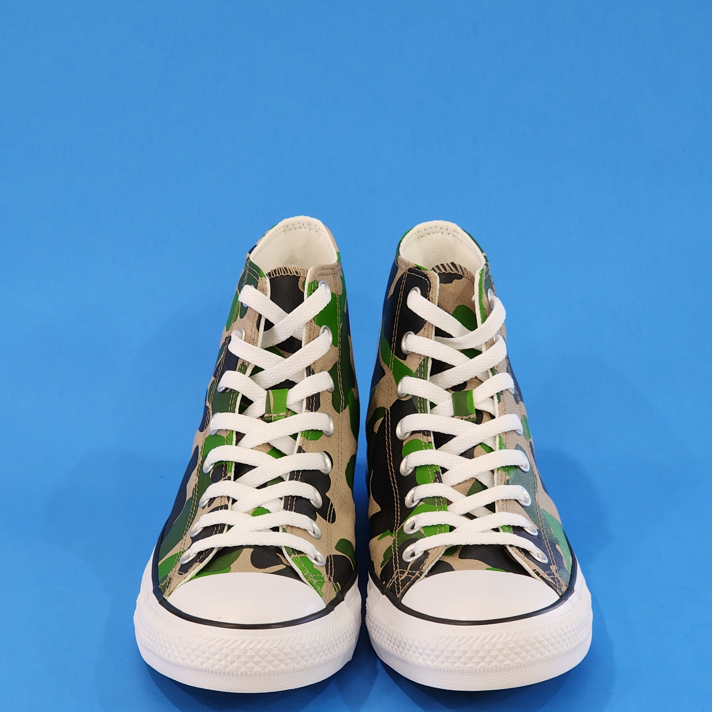 Converse CTAS High Top Archival Camo Print Canvas Unisex Sneakers 166714F NWT