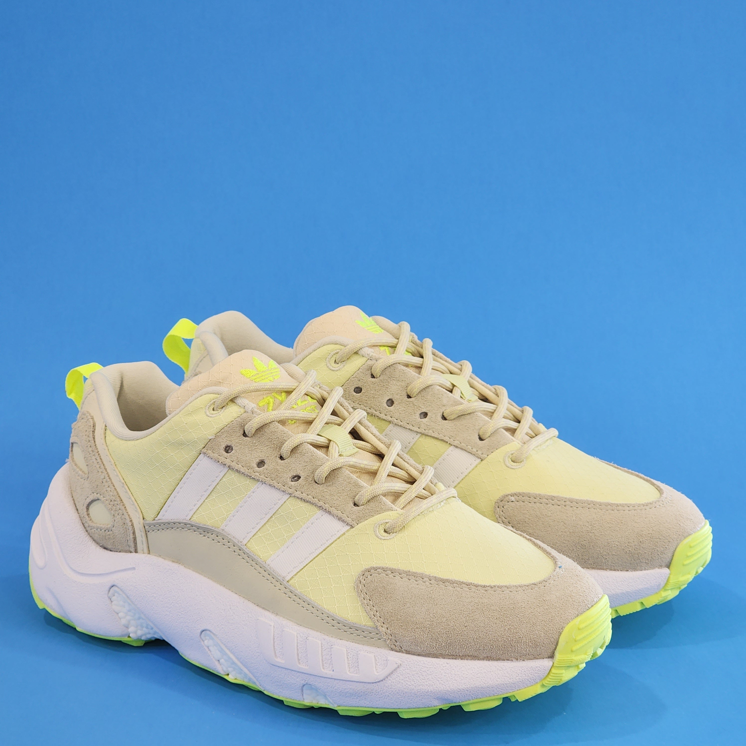 Adidas ZX 22 BOOST Sand/Cloud White/Yellow Tint Women's Sneakers GW8317 NWT