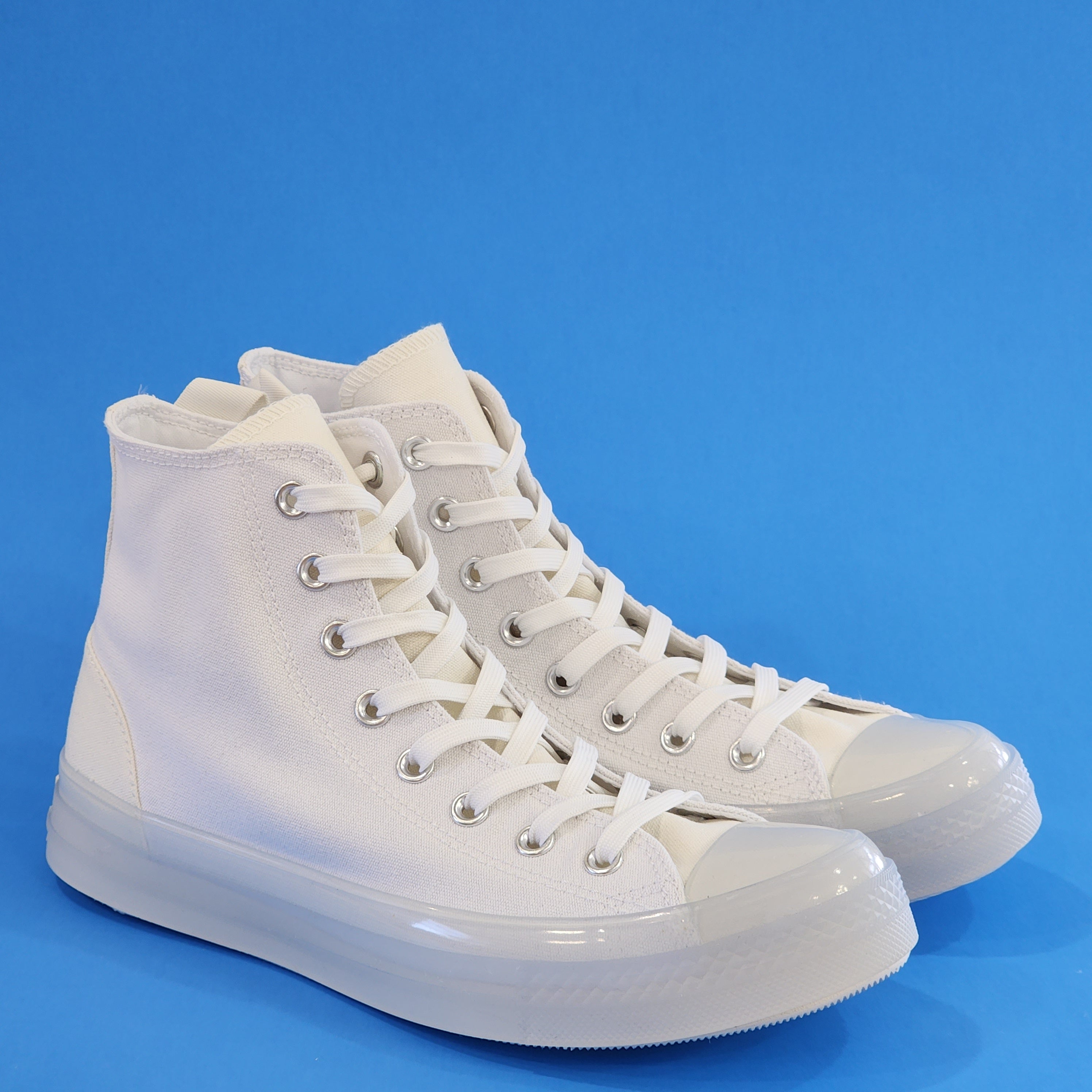 Converse CTAS CX Hi White/Egret Canvas Unisex Sneakers 172471C NWT