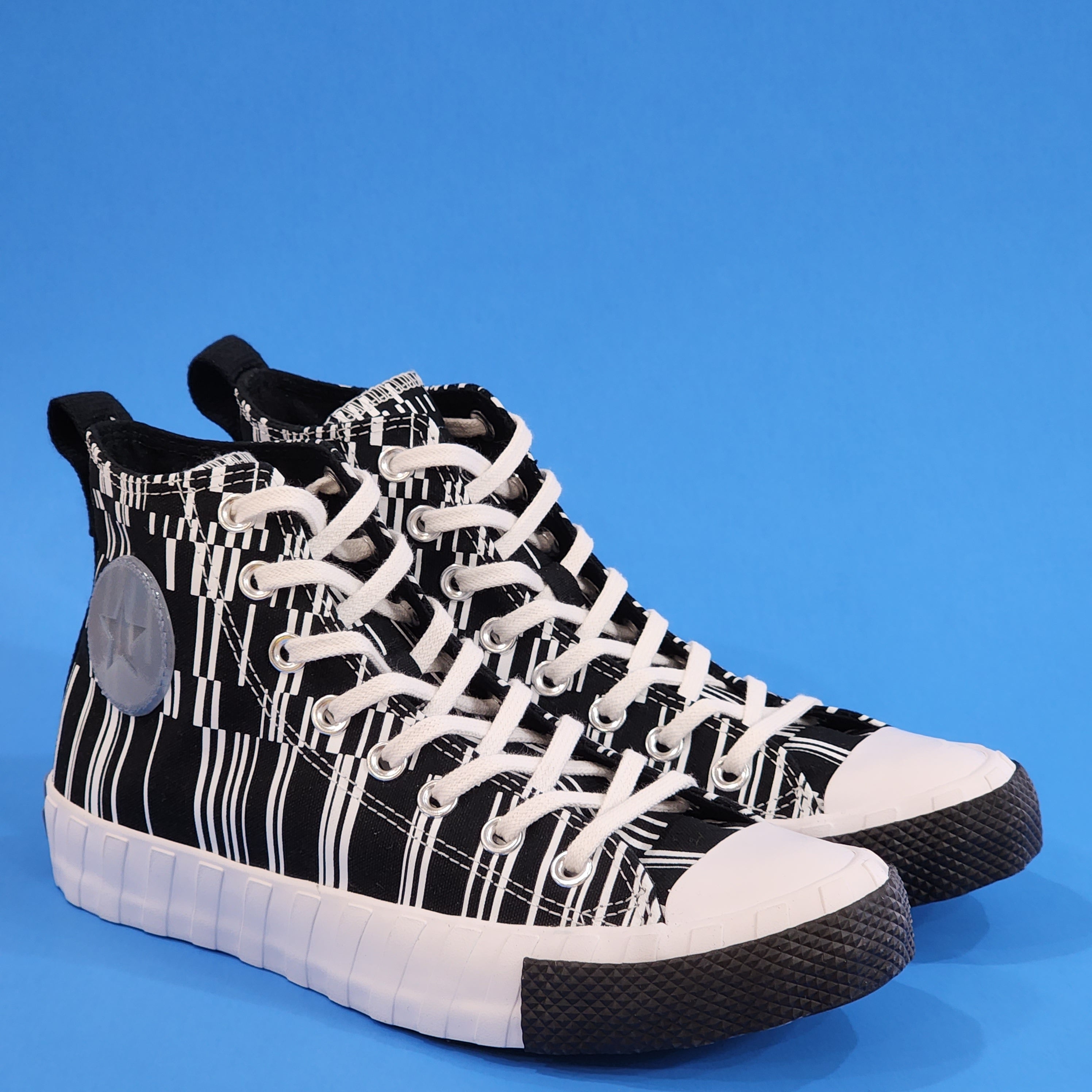 Converse UNT1TL3D Hi 'Translucent Barcode' Canvas Unisex Sneakers A02599C NWT