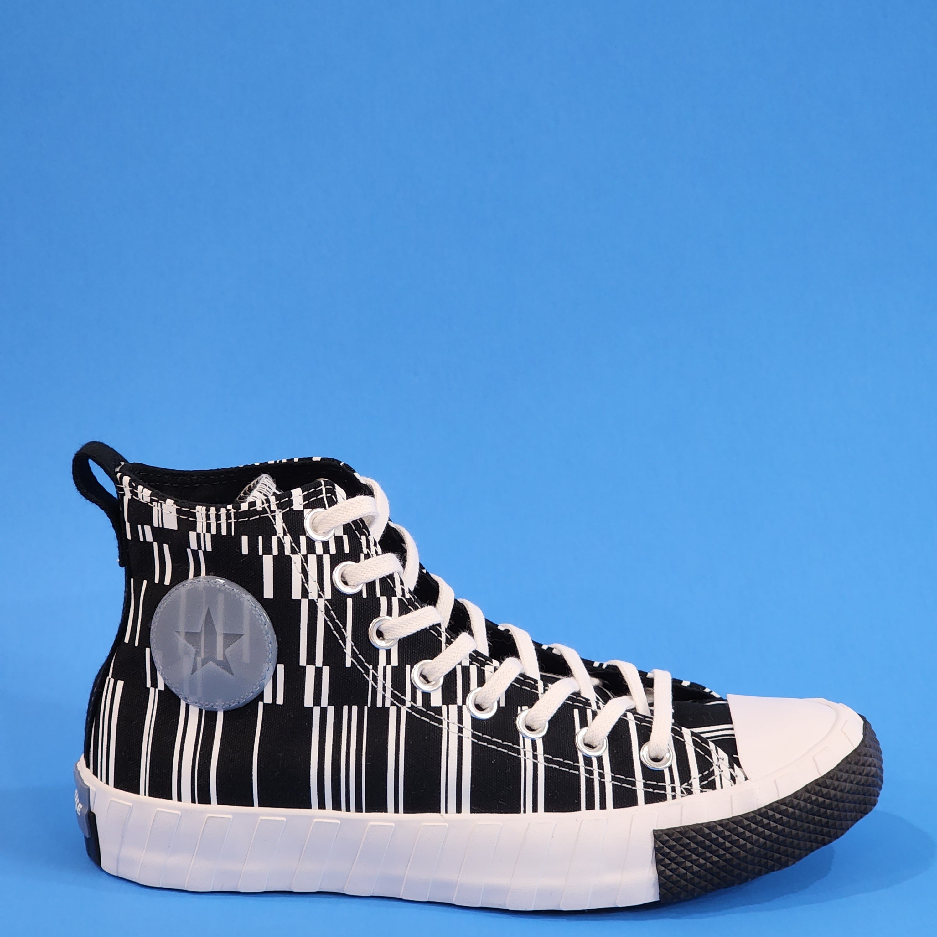 Converse UNT1TL3D Hi 'Translucent Barcode' Canvas Unisex Sneakers A02599C NWT