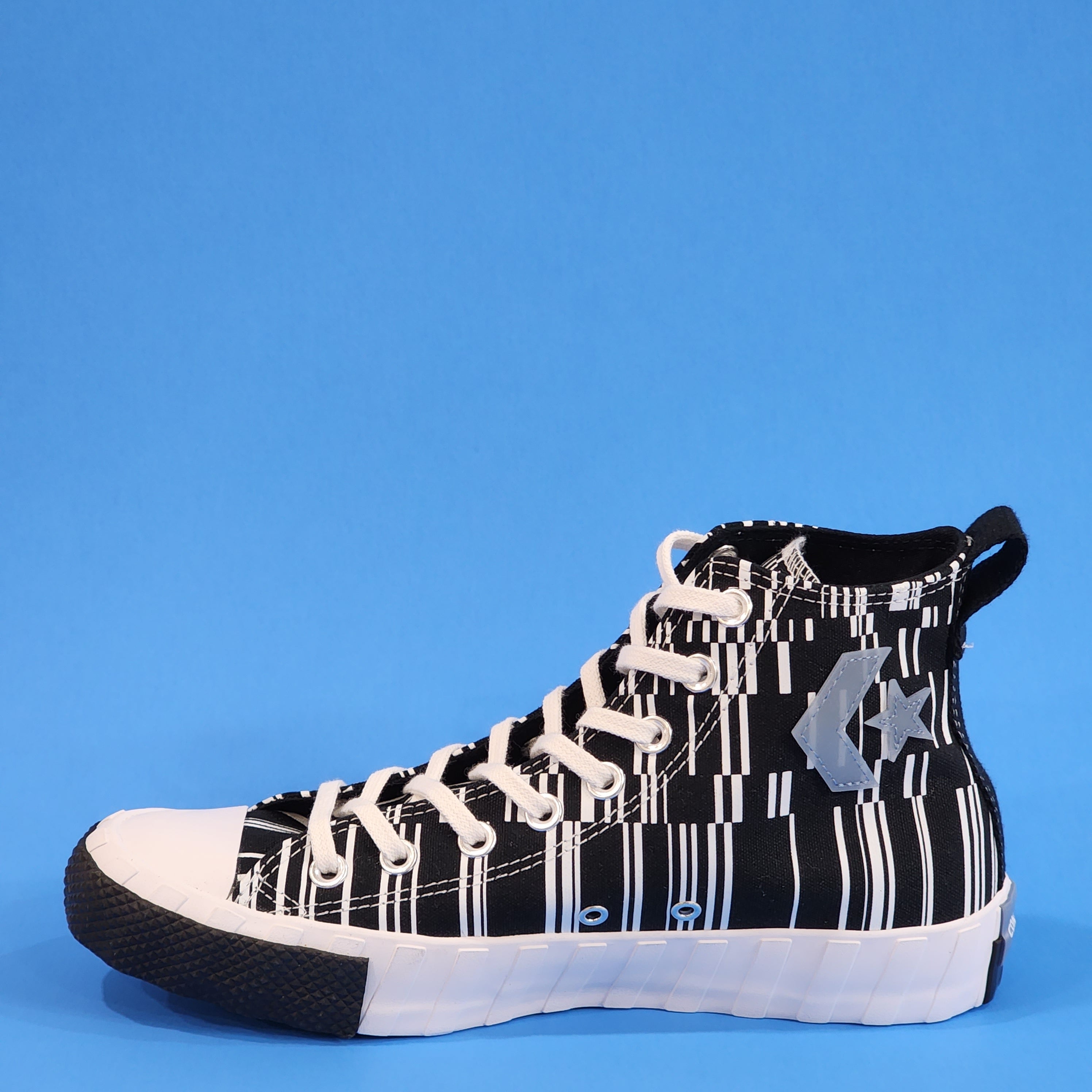 Converse UNT1TL3D Hi 'Translucent Barcode' Canvas Unisex Sneakers A02599C NWT