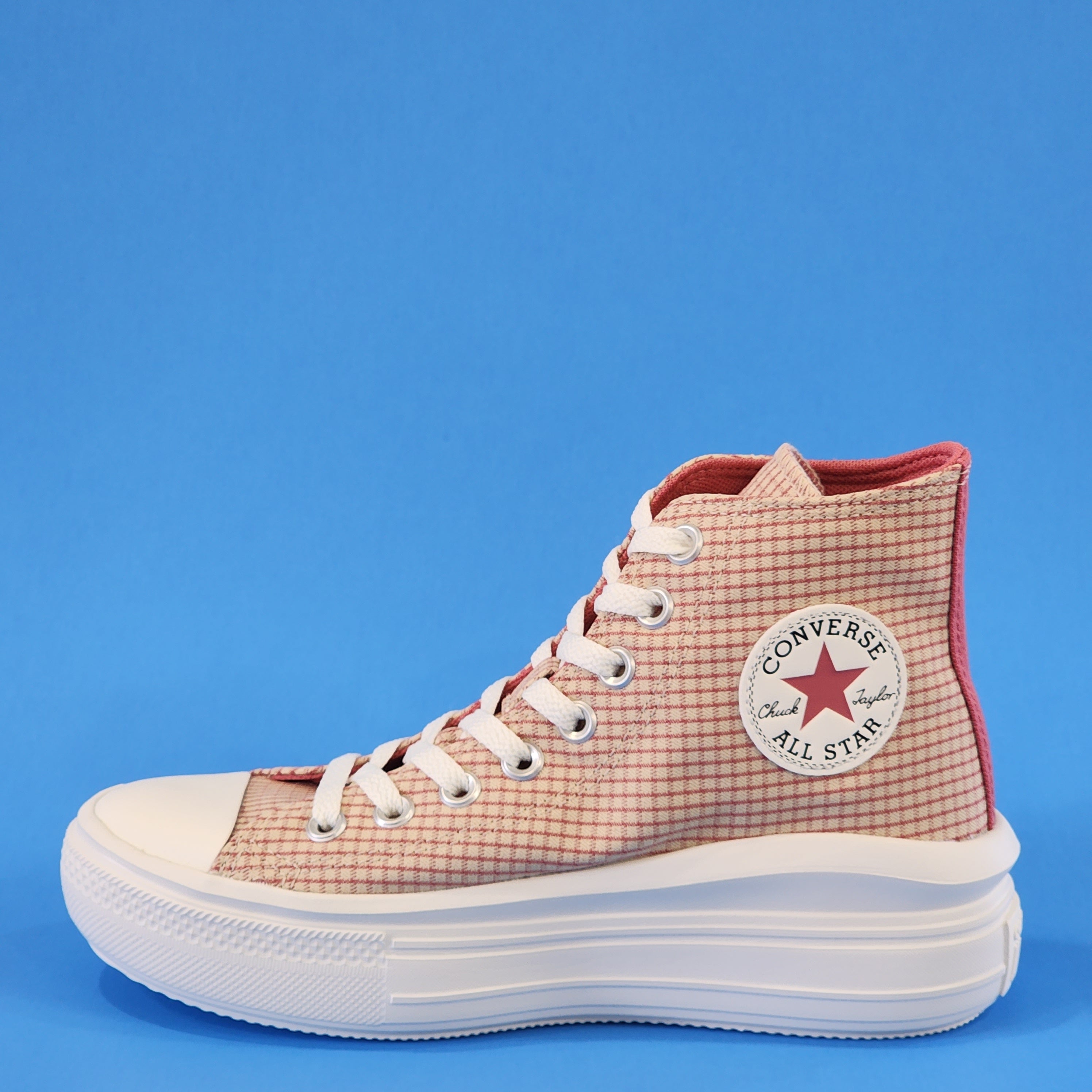 Converse CTAS Move Hi Checkered Women's Platform Sneakers A05130C NWT