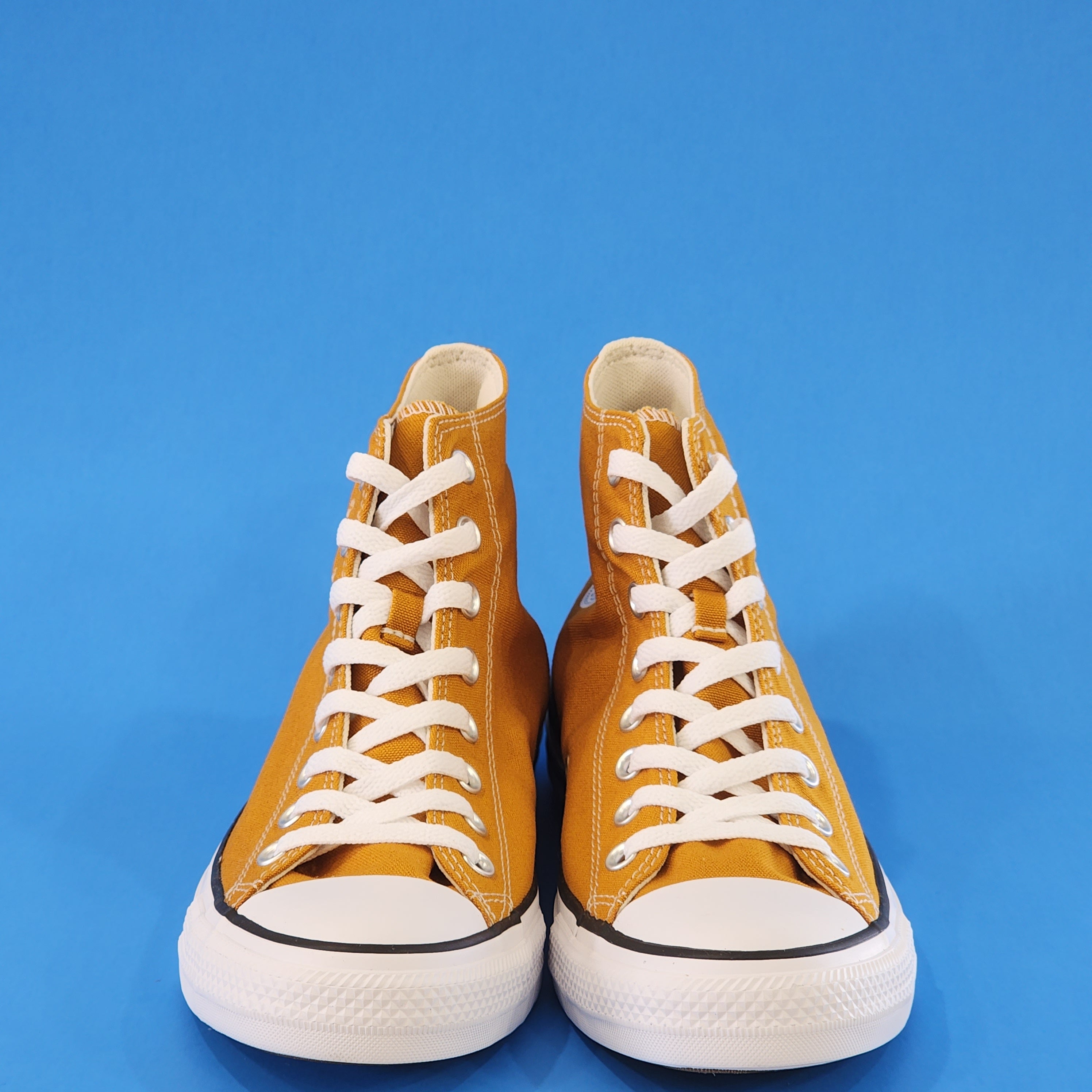 Converse CTAS Hi Seasonal Color 'Saffron Yellow' Unisex Sneakers 168573F NWT