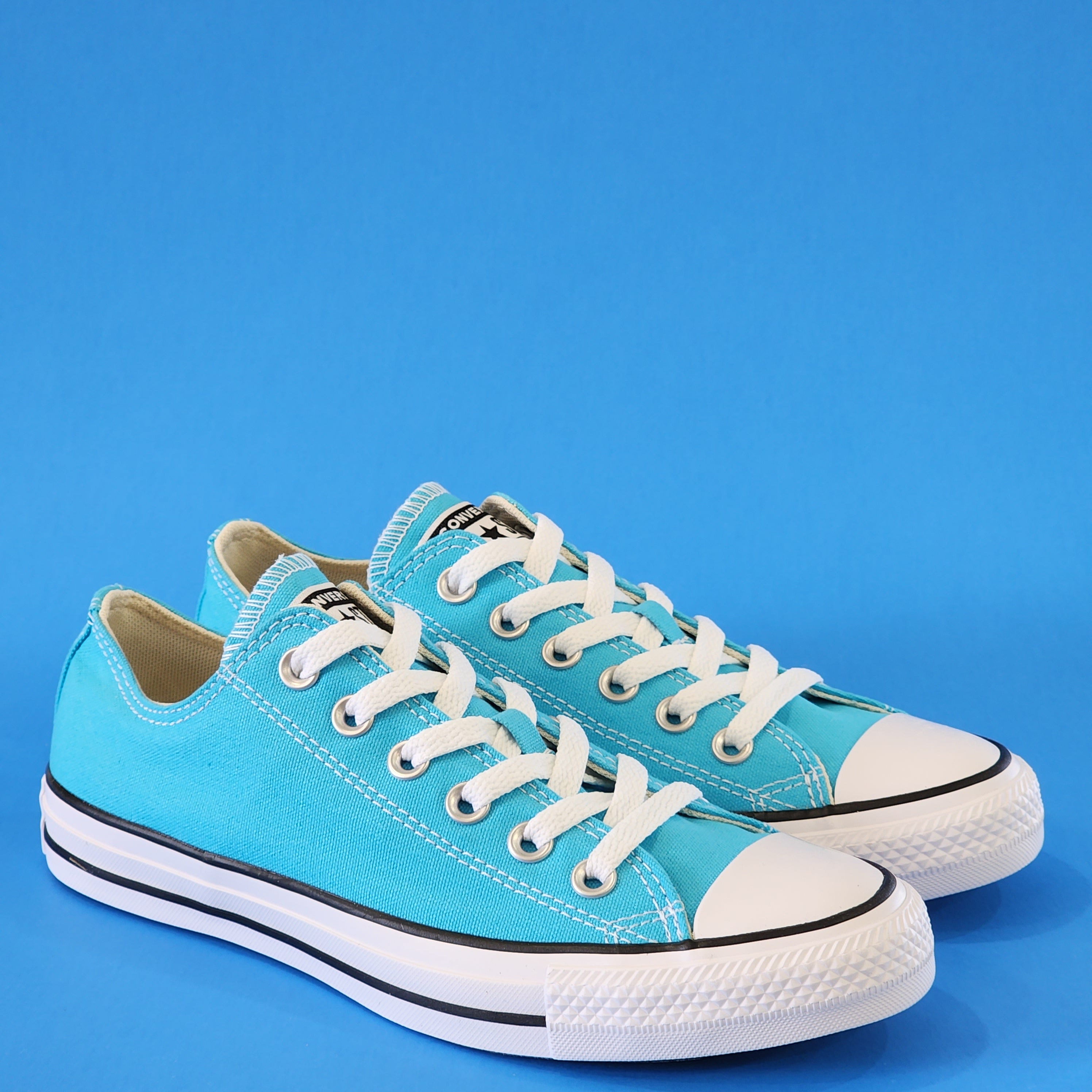 Converse CTAS Low Ox Seasonal Color Fly Blue Canvas Unisex Sneakers A00463C NWT